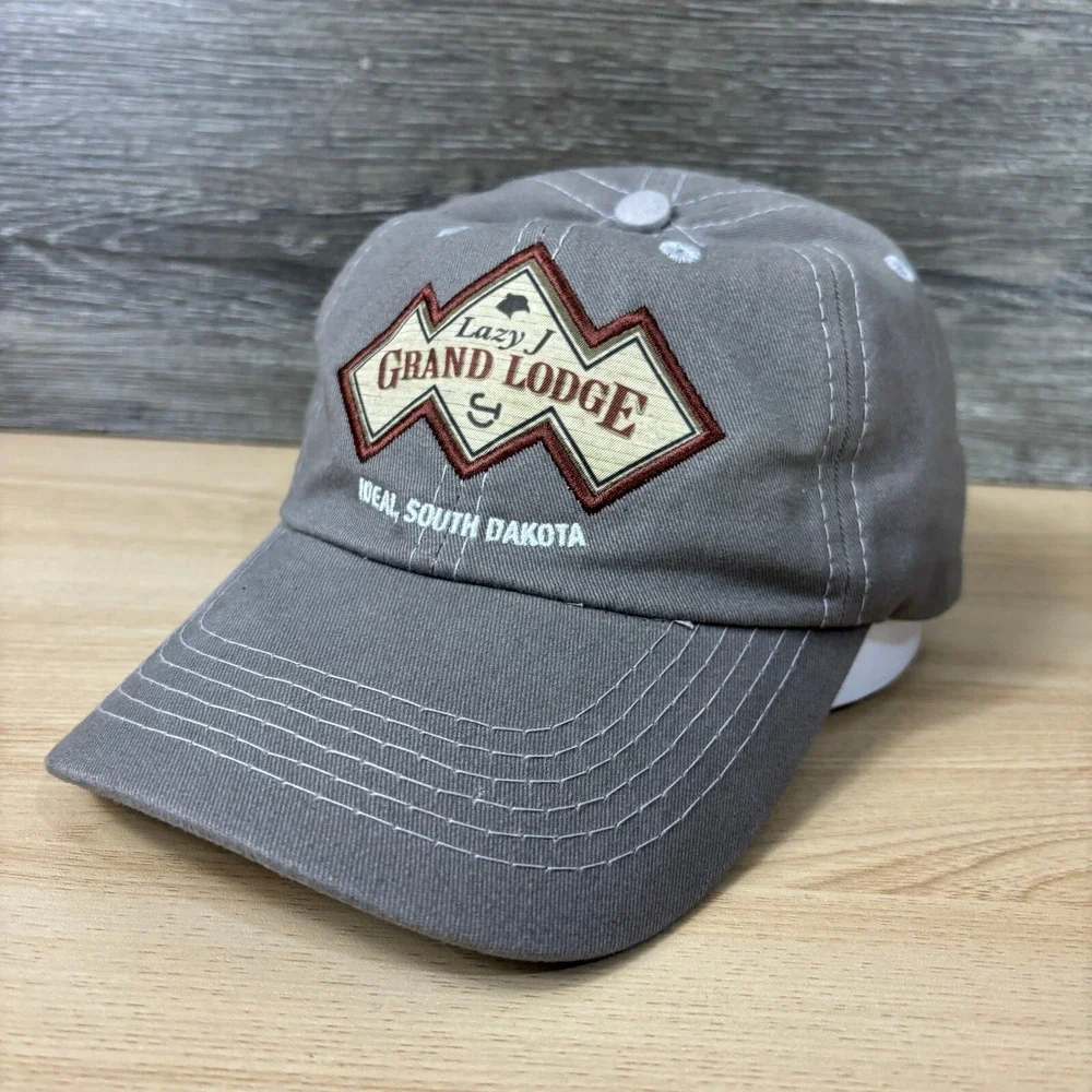 Grand‎ Lodge Hat Cap Strap Back Gray Ideal South Dakota
